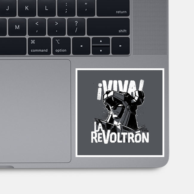 Viva la Revoltron!-none glossy sticker-Captain Ribman