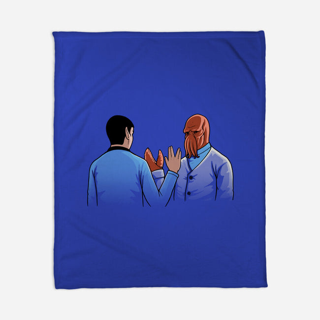 Vulcan Salute-none fleece blanket-Naolito