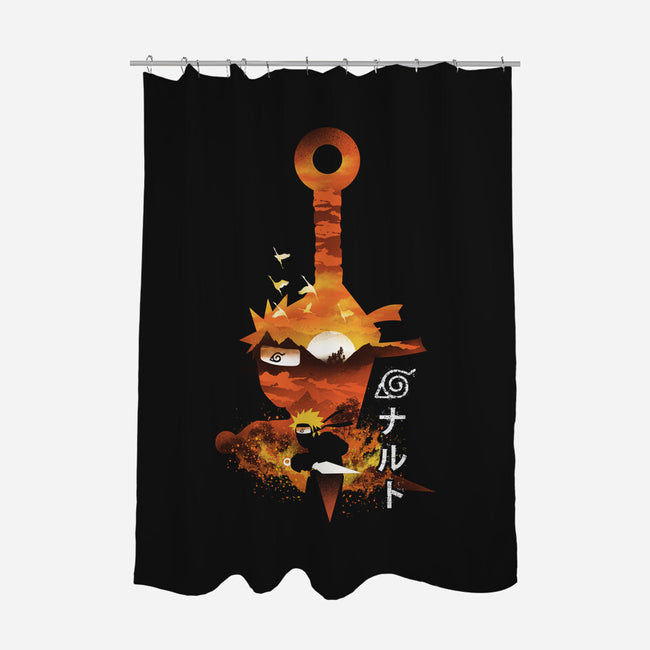 Ultimate Ninja-none polyester shower curtain-dandingeroz