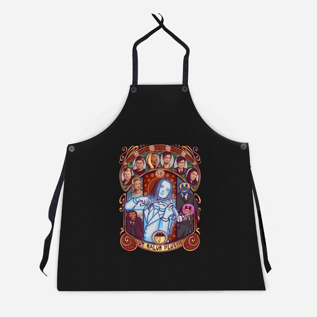 Umbrella Nouveau-unisex kitchen apron-Ursulalopez