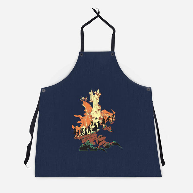 Unfinished Ruin-unisex kitchen apron-Adams Pinto