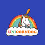 UniCorndog-none zippered laptop sleeve-hbdesign