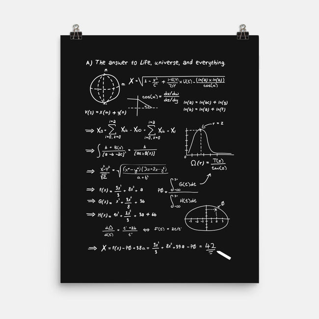 Universal Solution-none matte poster-ducfrench