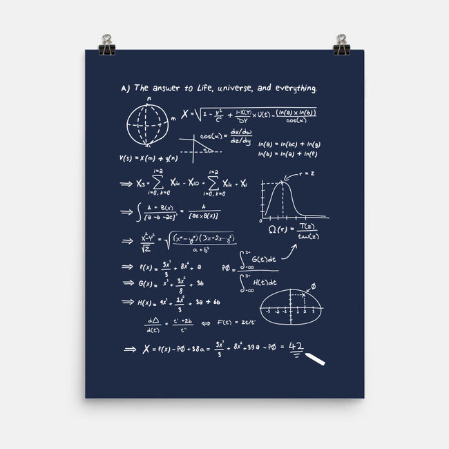 Universal Solution-none matte poster-ducfrench