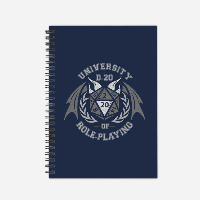 University of Role-Playing-none dot grid notebook-jrberger