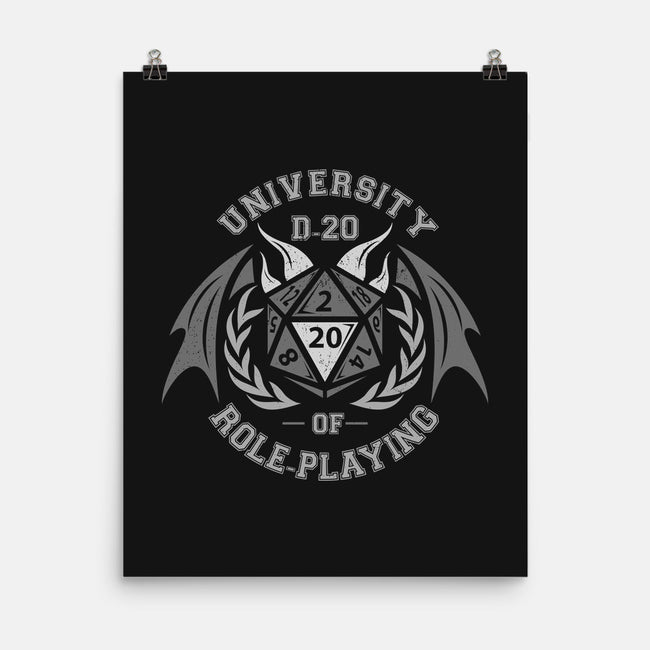 University of Role-Playing-none matte poster-jrberger