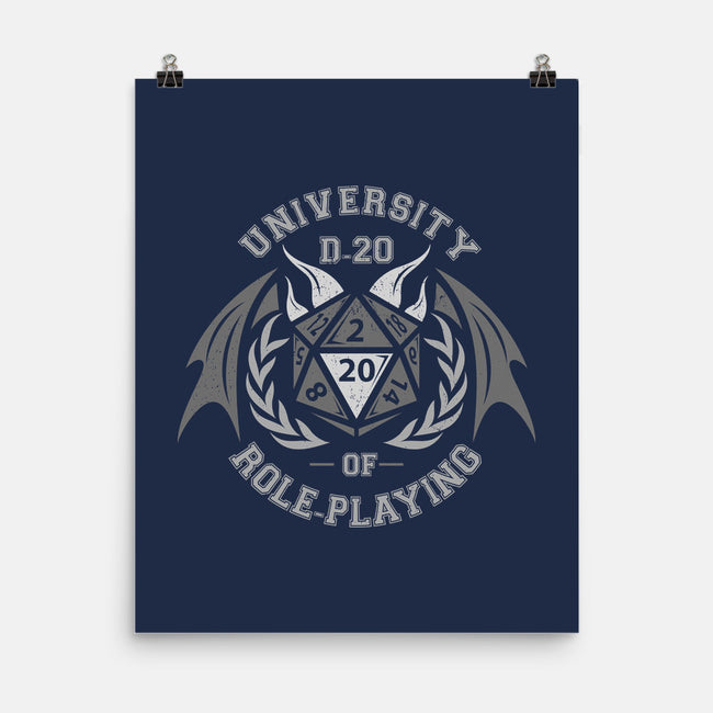 University of Role-Playing-none matte poster-jrberger