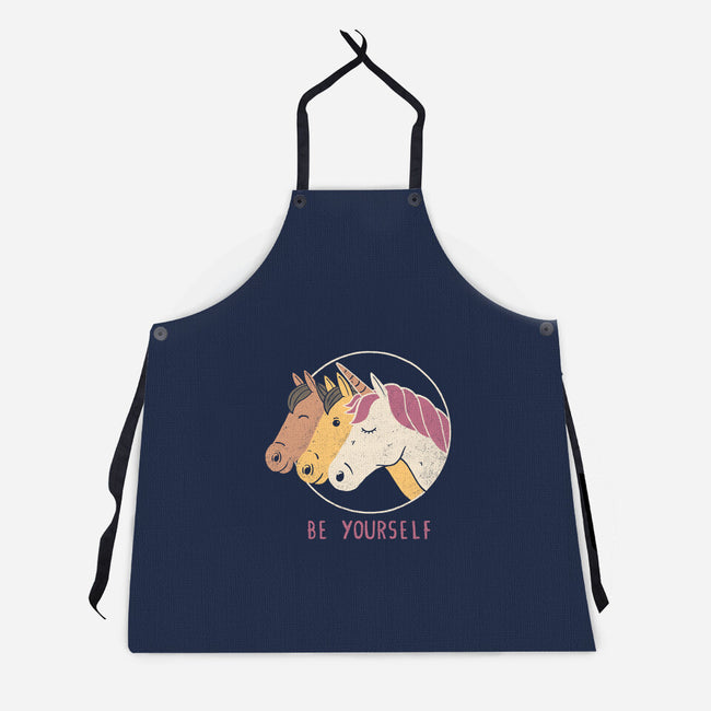 Unless You Can Be a Unicorn-unisex kitchen apron-tobefonseca
