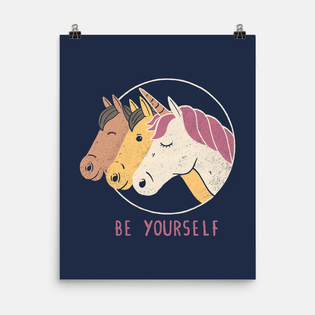 Unless You Can Be a Unicorn-none matte poster-tobefonseca