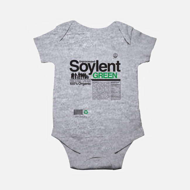 Unprocessed Soylent Green-baby basic onesie-Captain Ribman