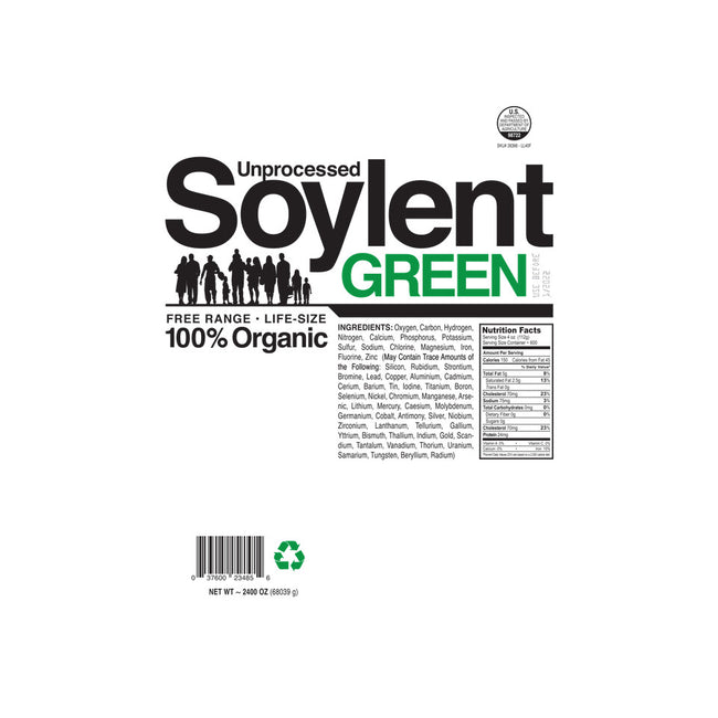 Unprocessed Soylent Green-mens basic tee-Captain Ribman
