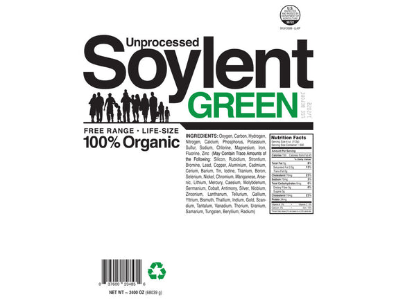 Unprocessed Soylent Green