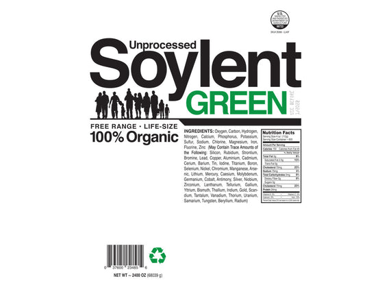 Unprocessed Soylent Green