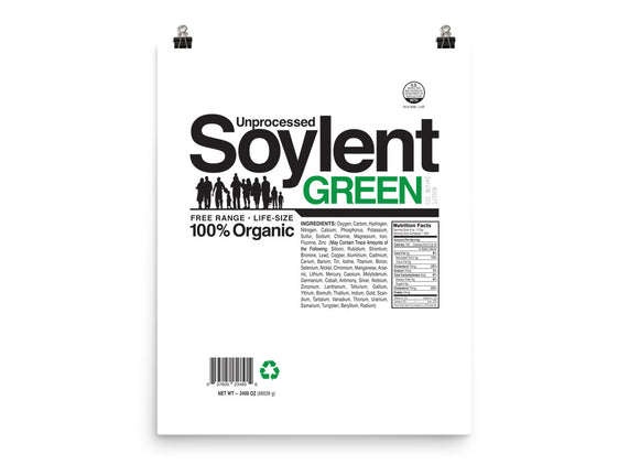 Unprocessed Soylent Green