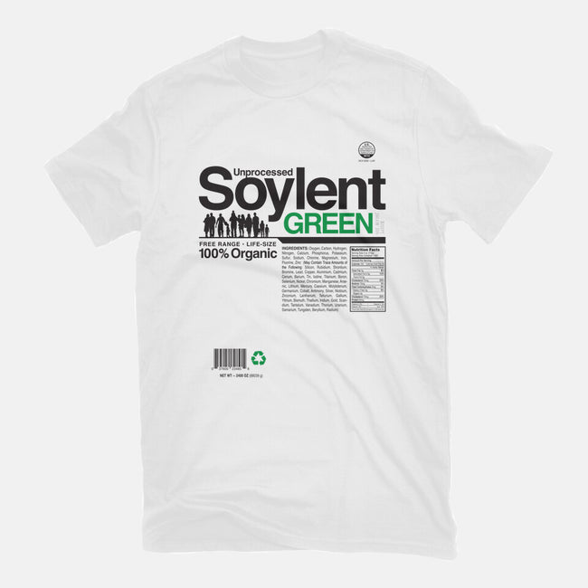 Unprocessed Soylent Green-mens basic tee-Captain Ribman