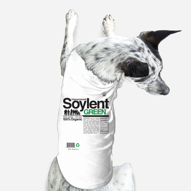 Unprocessed Soylent Green-dog basic pet tank-Captain Ribman