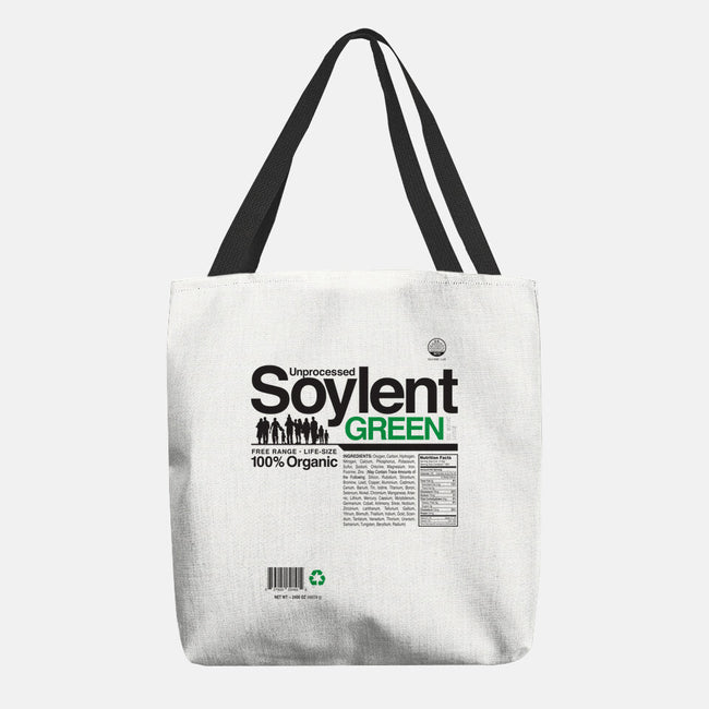 Unprocessed Soylent Green-none basic tote-Captain Ribman