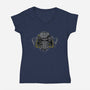T-60 Power Armor-womens v-neck tee-DrMonekers