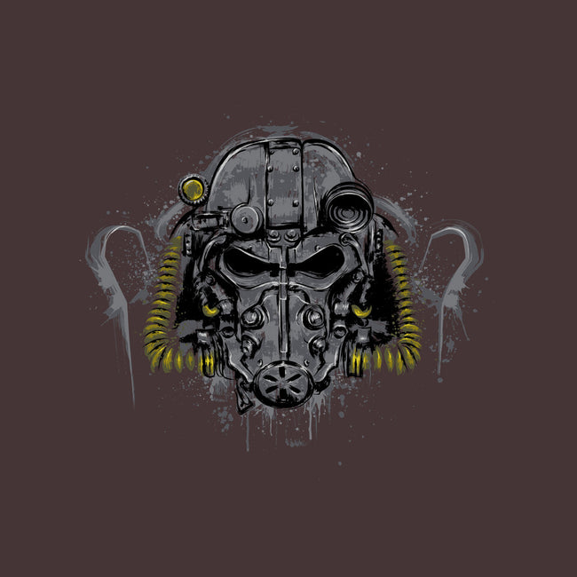 T-60 Power Armor-none polyester shower curtain-DrMonekers