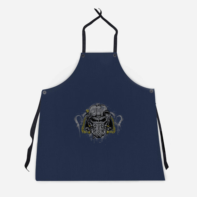 T-60 Power Armor-unisex kitchen apron-DrMonekers