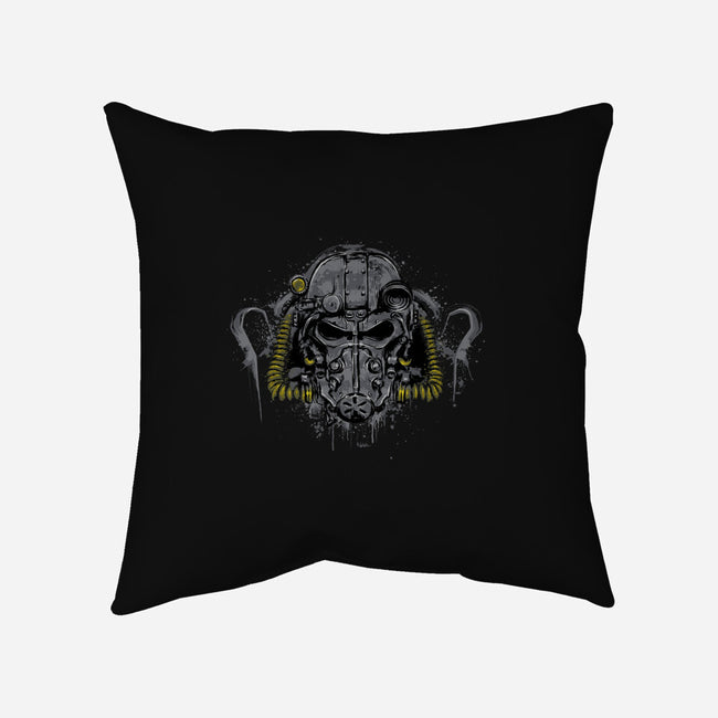 T-60 Power Armor-none removable cover w insert throw pillow-DrMonekers