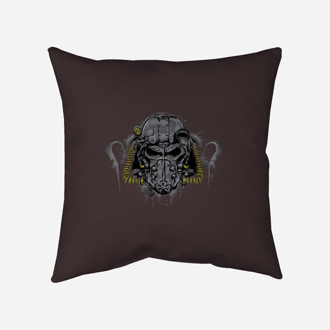 T-60 Power Armor-none removable cover w insert throw pillow-DrMonekers