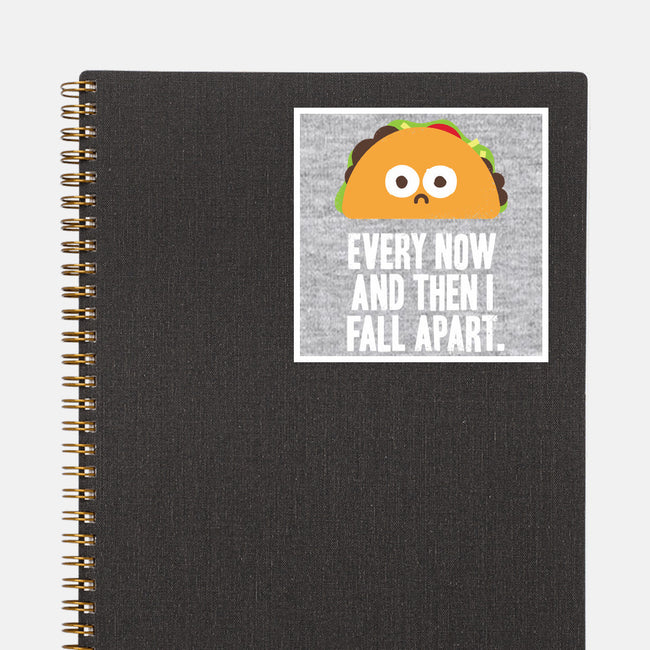 Taco Eclipse of the Heart-none glossy sticker-David Olenick