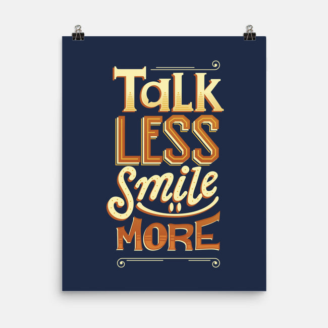 Talk Less-none matte poster-risarodil