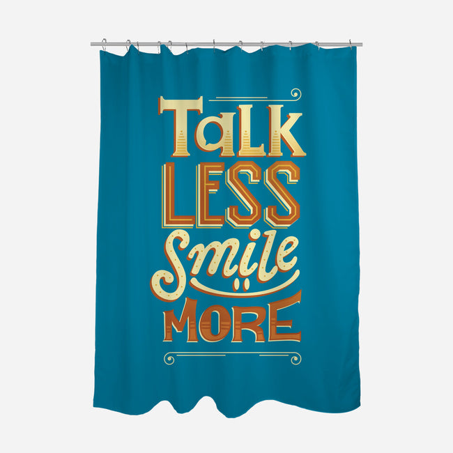 Talk Less-none polyester shower curtain-risarodil