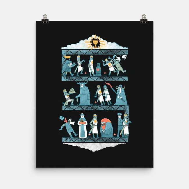 Tapisserie D'arrrggghhh-none matte poster-queenmob