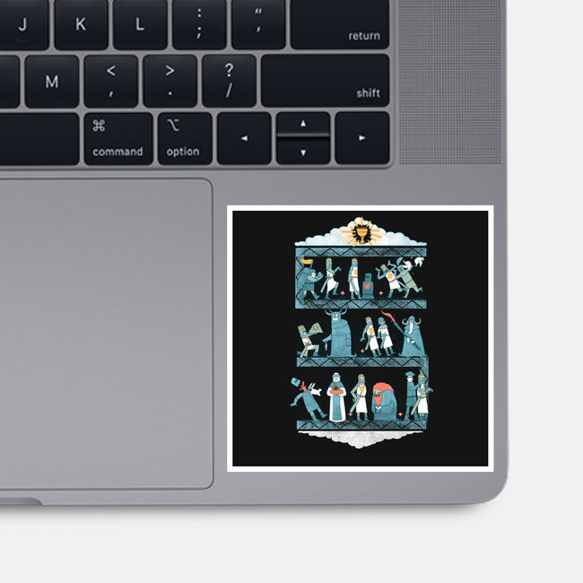 Tapisserie D'arrrggghhh-none glossy sticker-queenmob