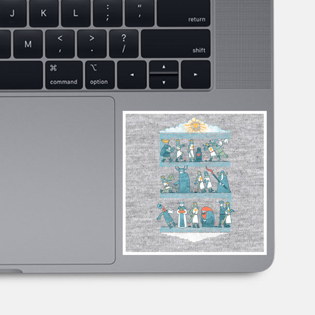 Tapisserie D'arrrggghhh-none glossy sticker-queenmob