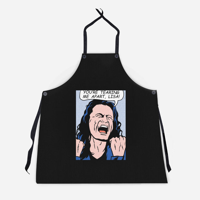 Tearing Me Apart-unisex kitchen apron-gloopz