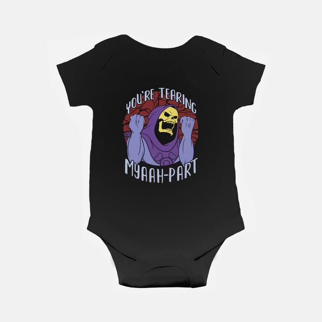 Tearing Myaaah-Part-baby basic onesie-Kat_Haynes