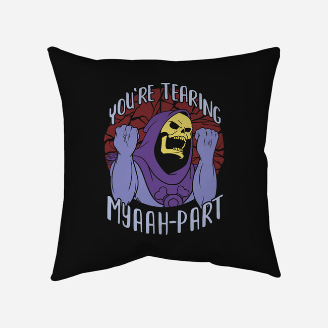 Tearing Myaaah-Part-none removable cover w insert throw pillow-Kat_Haynes