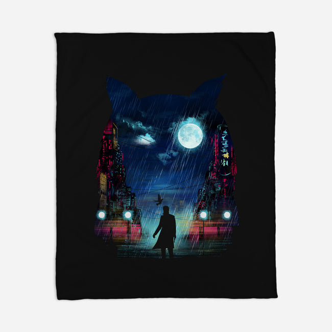 Tears In The Rain-none fleece blanket-dandingeroz