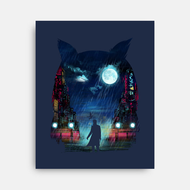 Tears In The Rain-none stretched canvas-dandingeroz