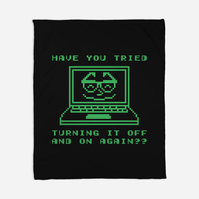 Tech Support-none fleece blanket-Beware_1984