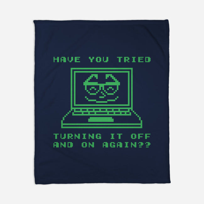 Tech Support-none fleece blanket-Beware_1984