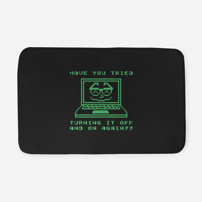 Tech Support-none memory foam bath mat-Beware_1984