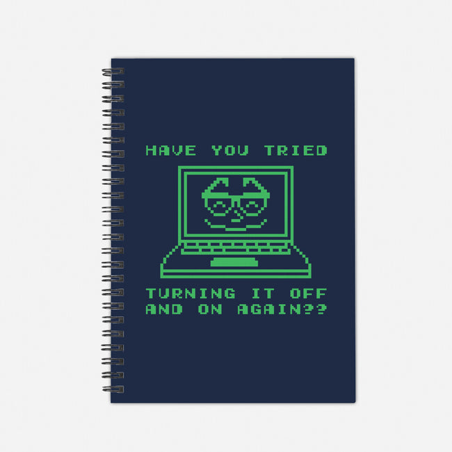 Tech Support-none dot grid notebook-Beware_1984