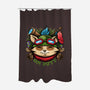 Teemo On Duty-none polyester shower curtain-Bamboota