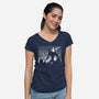 Test Unit-womens v-neck tee-Crumblin' Cookie
