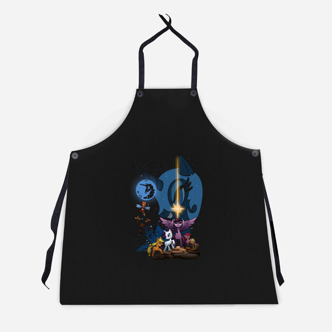 That's No Luna-unisex kitchen apron-Chriswithata