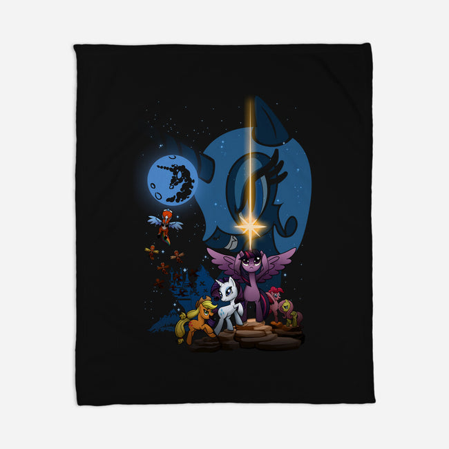 That's No Luna-none fleece blanket-Chriswithata