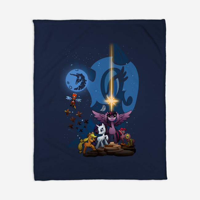 That's No Luna-none fleece blanket-Chriswithata