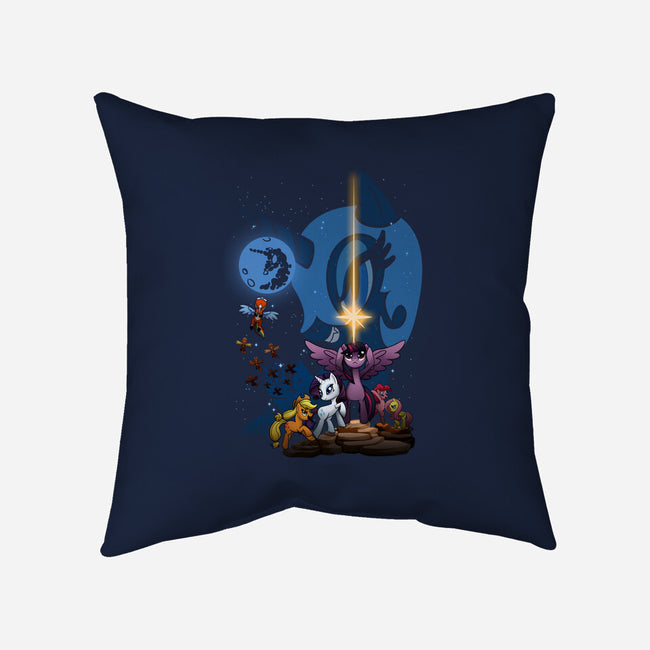 That's No Luna-none removable cover w insert throw pillow-Chriswithata