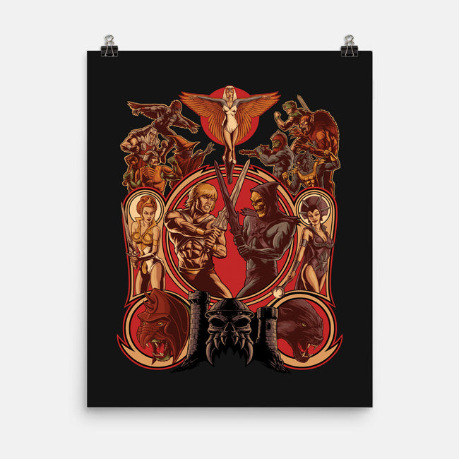 The Battle Of Grayskull-none matte poster-Moutchy