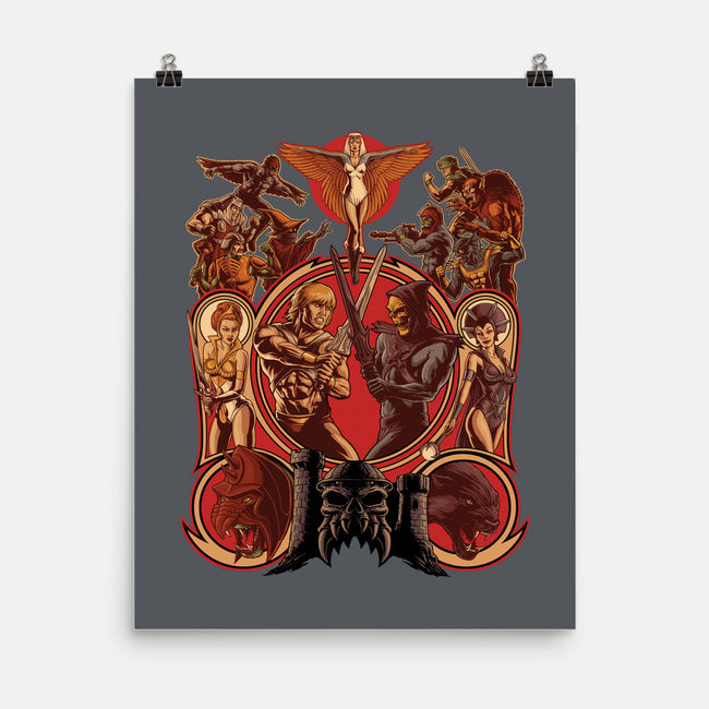 The Battle Of Grayskull-none matte poster-Moutchy