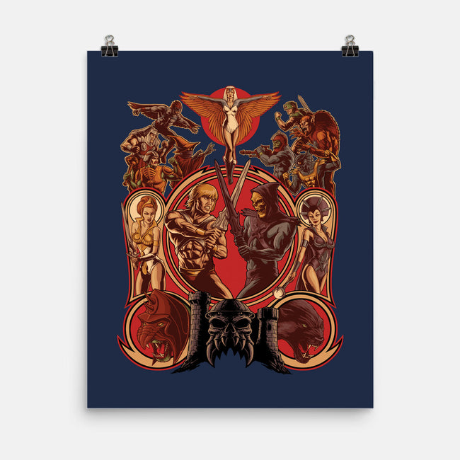 The Battle Of Grayskull-none matte poster-Moutchy